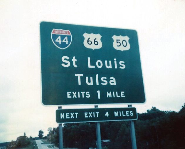 Interstate 44 and US 66 meet Interstate 270 in St. Louis County, Mo.