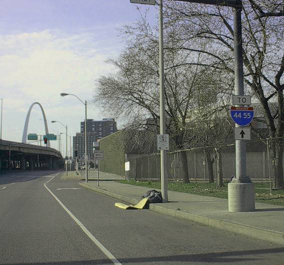 Interstate 44-55 in St. Louis