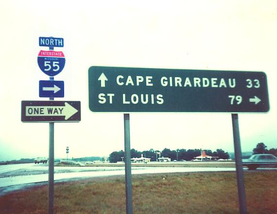 Interstate 55 freeway entrance in Perry County, Mo.