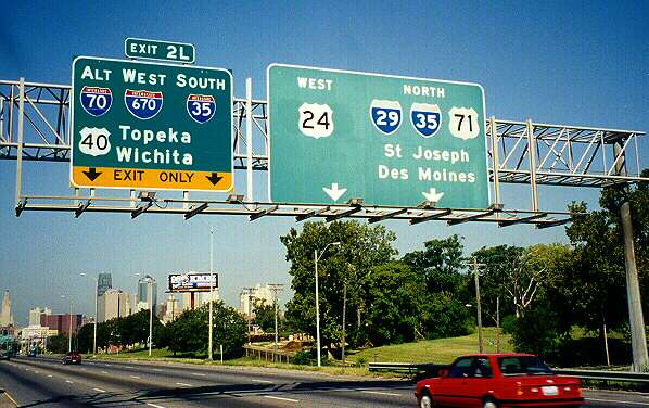 Interstate 670 as Alternate Interstate 70