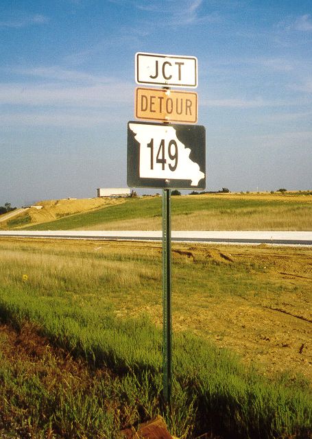 Junction Detour Missouri 149 at US 36 (2005)