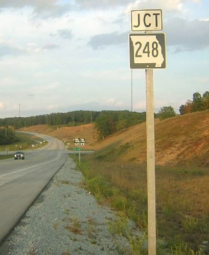 Junction of Missouri 248 with Missouri 13 near Reeds Spring