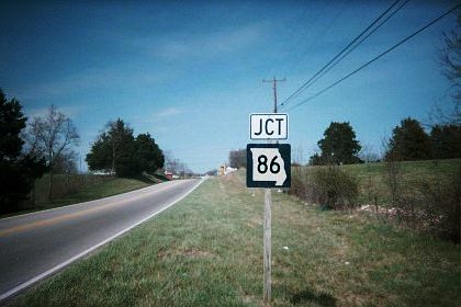 Junction of Missouri 86 in Stone County, Mo.