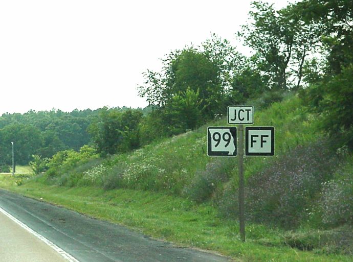 Junction of Missouri 99 on US 60 in Birch Tree