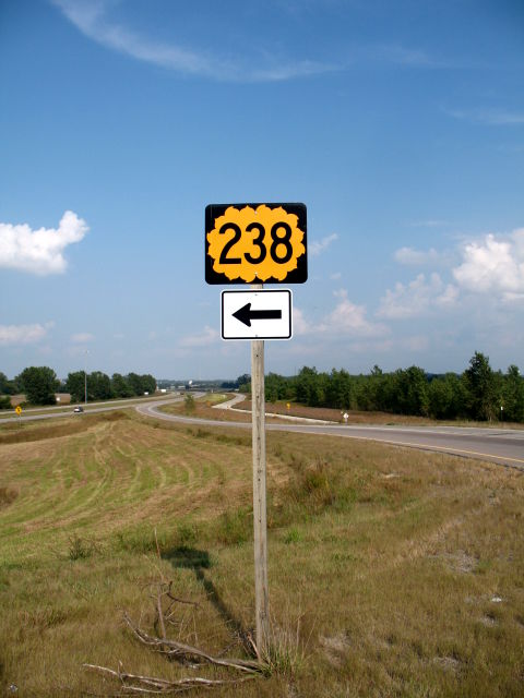Kansas 238 at US 36 near the St. Joseph, Mo. airport
