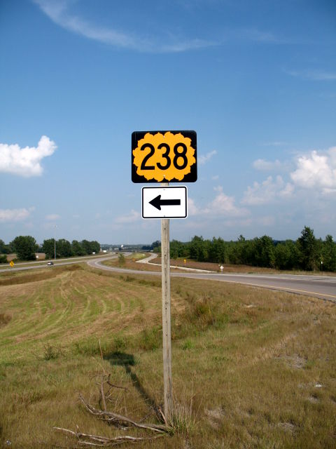 Kansas 238 at US 36 near the St. Joseph, Mo. airport