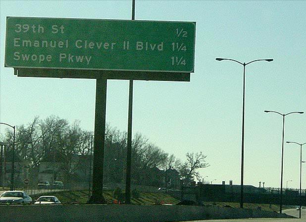 Misspelled former mayor's name in Kansas City, Mo.