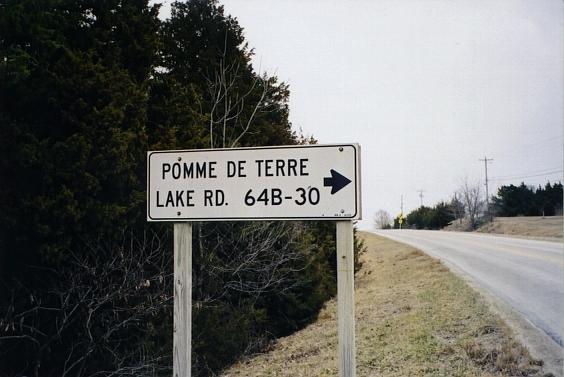 Lake Road 64B-30 near Pomme de Terre Lake in Missouri