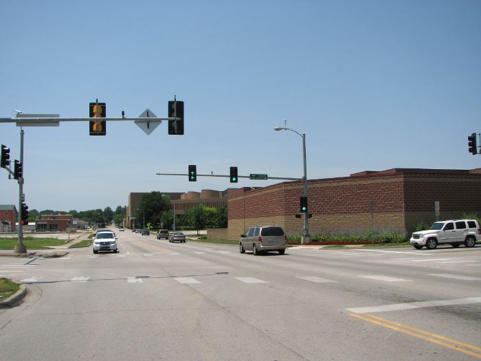 Arrow lights without separate yellow arrows, green phase (2012)