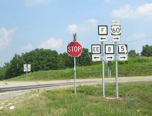 US 60, etc. at Mansfield, Mo.