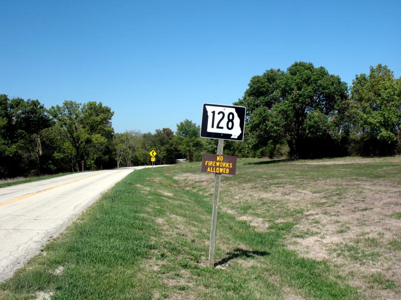 Missouri 128, spur to Crowder State Park (2012)