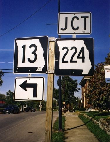 Missouri 13 and Junction Missouri 224