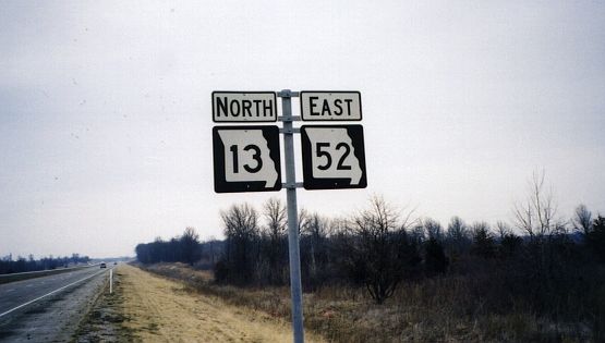 Missouri 13 and 52 in Henry County