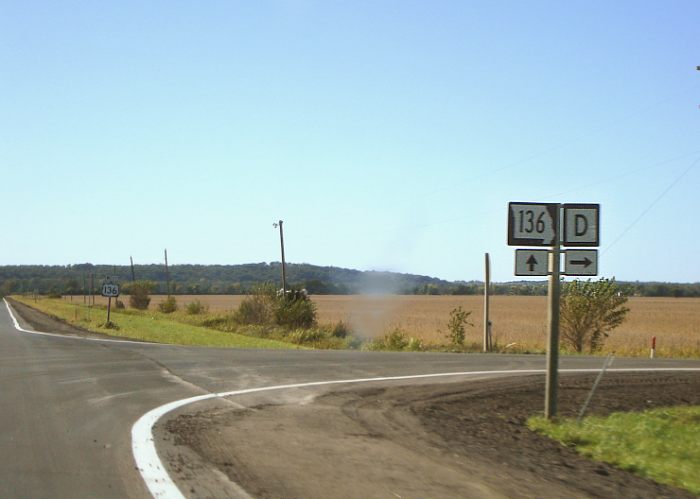 Missouri 136 for US 136 west of Phelps City