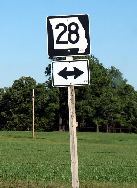 Missouri 28 at the end of Missouri 42 in Maries County