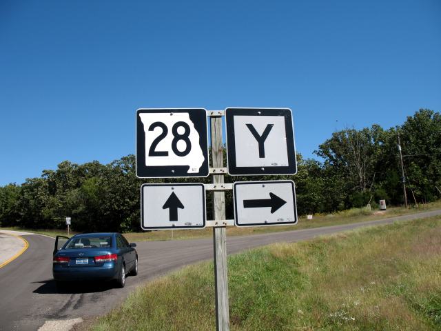 Missouri 28 at Route Y two miles south of US 63 in Maries County