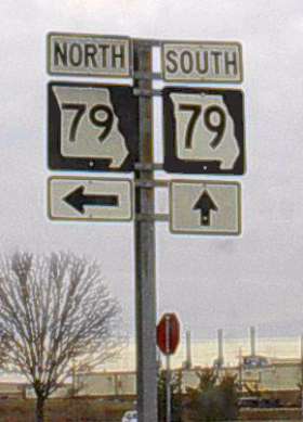 Missouri 79 (two marker styles)