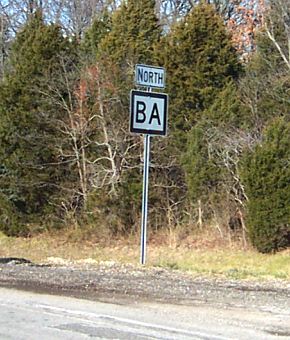 Route BA in St. Louis County, Mo.