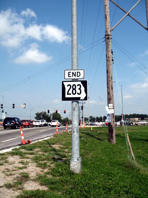 North end of Missouri 283 in Kansas City