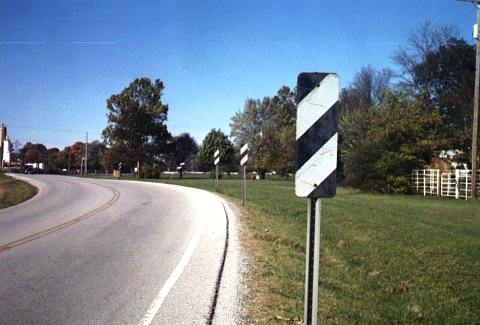 old Missouri hazard markers