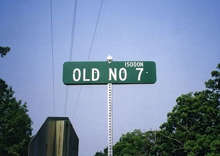 Old Highway 7 in Boone County, a historic designation