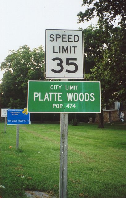 Platte Woods, Mo. city limits