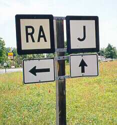 Route RA into conservation area in Callaway County, Mo.