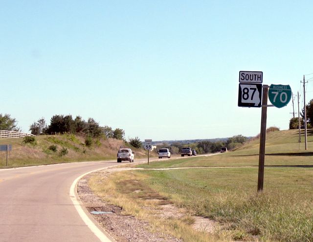 Missouri 87 and Business Loop 70 east of Boonville
