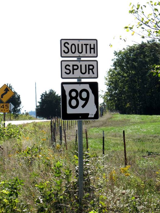 Southbound Spur 89 in Osage County, Mo.