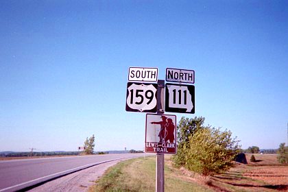 South US 159 / North Missouri 111