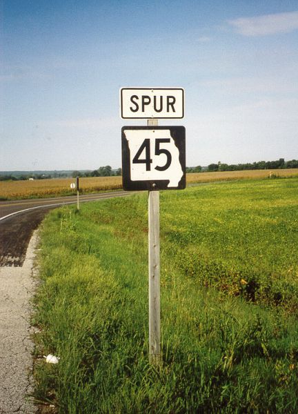 Spur Route 45 in Platte County