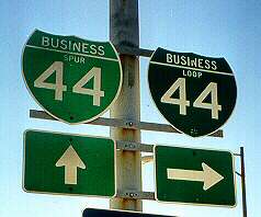 Business Spur and Loop 44, same intersection