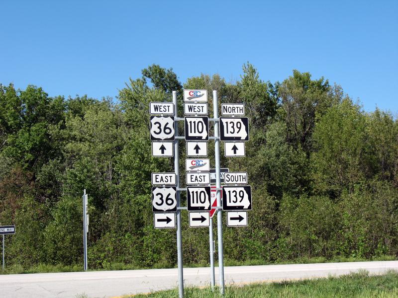 US 36/Missouri 110 plus Missouri 139 at Missouri 130