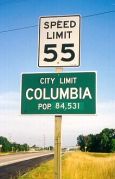 Columbia city limits