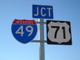 Junction I-49/US 71