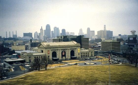 Union Station as seen from the Liberty Memorial