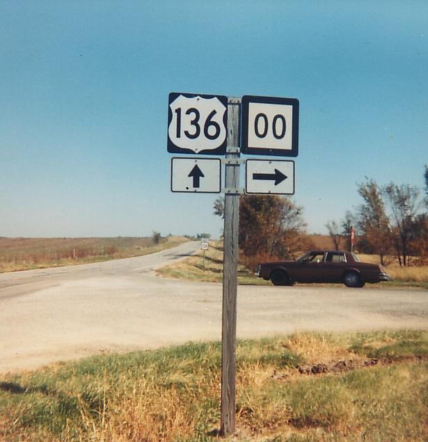 Rural intersection in Harrison County, Mo.