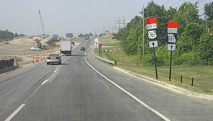 US 367 instead of Missouri 367 in St. Louis County