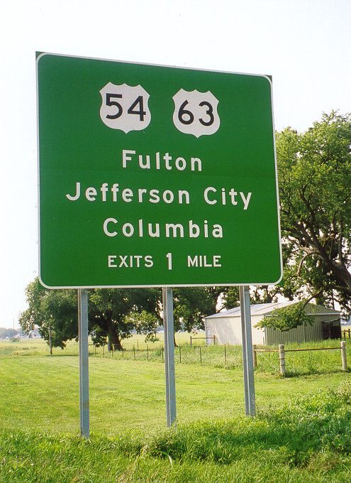 US 54 and US 63 in north Jefferson City, Mo.