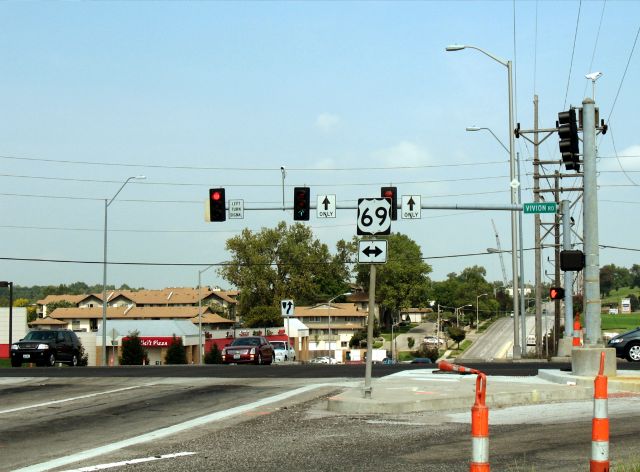 US 69, Vivion Road in Kansas City, Mo.