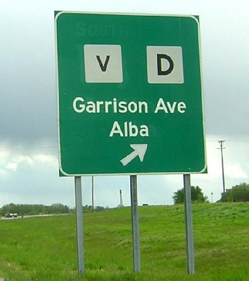 Exit from US 71 in Jasper County, Mo.