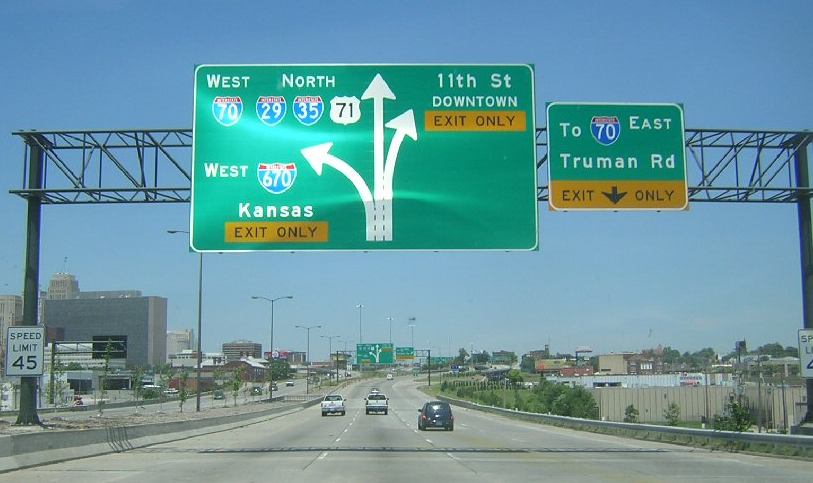 The north end of Watkins Drive (US 71) in Kansas City, Mo.