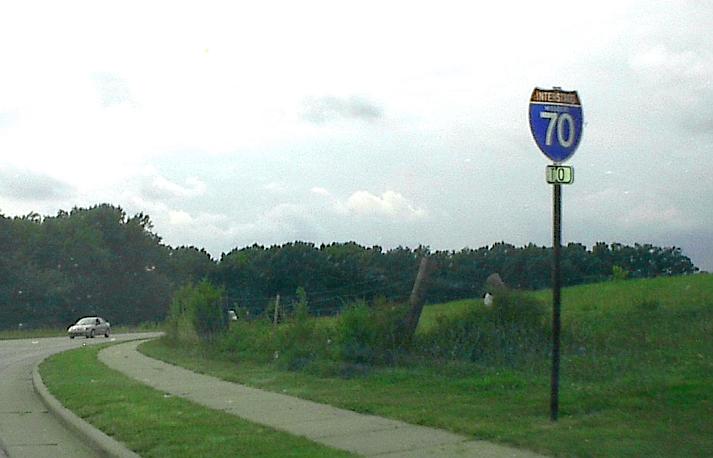 Oddly placed trailblazer banner in Wentzville, Mo.