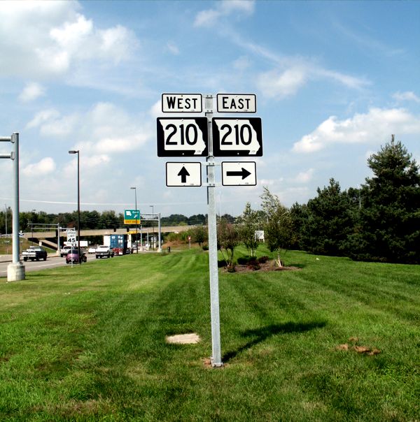 Missouri 210 at its interchange with Missouri 269 in North Kansas City