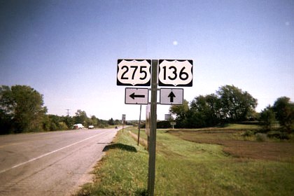 Rectangular-style US markers in Atchison County, Mo.
