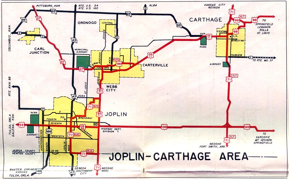 Inset map for Joplin, Mo. (1952)