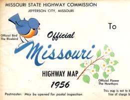 Cover of 1956 map