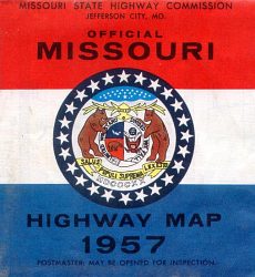 Cover of 1957 map