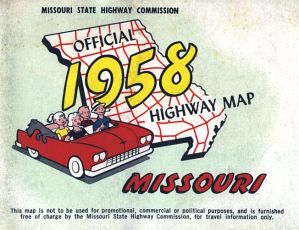 Cover of 1958 map