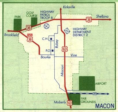 Inset map for Macon, Mo. (1959)